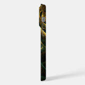 Abstracte kunst met magische trillingen iPhone hoesje (Linkerkant)