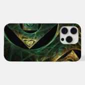 Abstracte kunst met magische trillingen iPhone hoesje (Achterkant horizontaal)