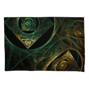 Abstracte kunst met magische trillingen kussensloop