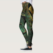 Abstracte kunst met magische trillingen leggings (Links)