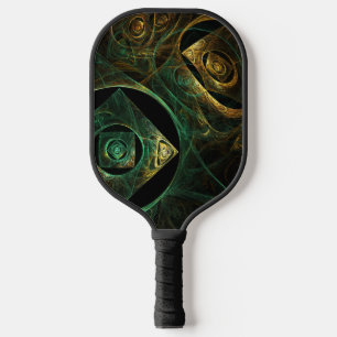 Abstracte kunst met magische trillingen pickleball paddle