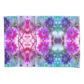 Abstracte kunst met rode en witte ventilatoren kussensloop (Voorkant)