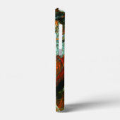 Abstracte kunst met tijdsverdeling Case-Mate iPhone case (Achterkant / Links)