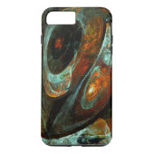 Abstracte kunst met tijdsverdeling Case-Mate iPhone case (Achterkant)