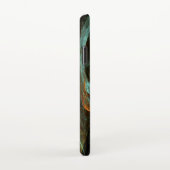 Abstracte kunst met tijdsverdeling iPhone hoesje (Rechterkant)