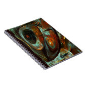 Abstracte kunst met tijdsverdeling notitieboek (Rechterzijde)