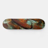 Abstracte kunst met tijdsverdeling skateboard (Horizontaal)