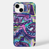 Abstracte kunst met vrije wil Case-Mate iPhone case (Achterkant)