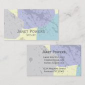 abstracte kunst modern aangepast visitekaartje (Voorkant / Achterkant)