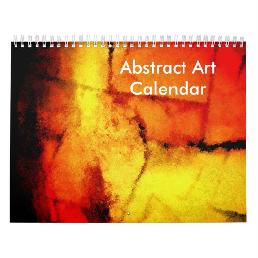 Abstracte Kunst Moderne Kunstwerkcreatie Kalender (Hoes)