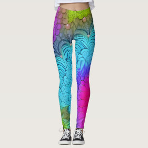 Abstracte kunst mooie Leggings