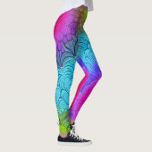 Abstracte kunst mooie Leggings (Rechts)