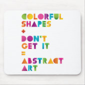 Abstracte kunst muismat (Voorkant)