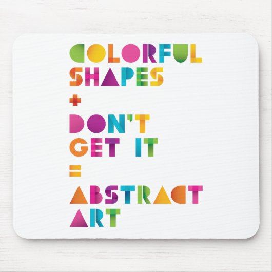 Abstracte kunst muismat (Voorkant)