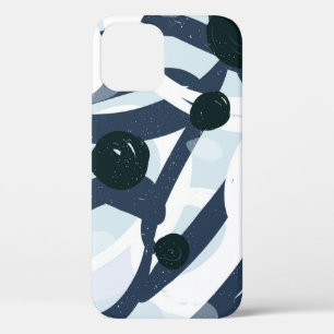 Abstracte kunst: naadloze schilderillustratie iPhone 12 hoesje