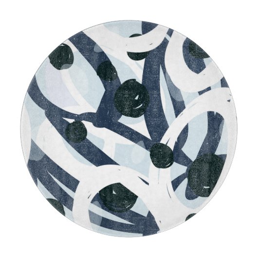 Abstracte kunst: naadloze schilderillustratie snijplank (Voorkant)