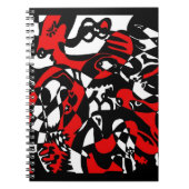 abstracte kunst notitieboek (Voorkant)