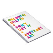 Abstracte kunst notitieboek (Rechterzijde)