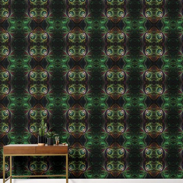 Abstracte kunst oogmerk behang (Hal)