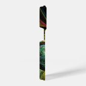 Abstracte kunst oogmerk iPhone hoesje (Rechterkant)