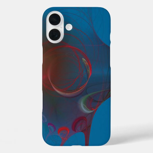 abstracte kunst op het vliegtuig Case-Mate iPhone case (Achterkant)