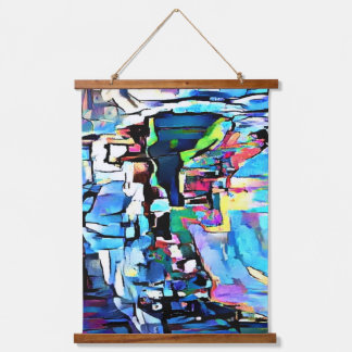 Abstracte kunst opknoping wandtapijt hangend wandkleed