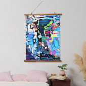 Abstracte kunst opknoping wandtapijt hangend wandkleed (Slaapkamer)