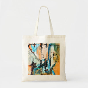 Abstracte kunst origineel tote bag