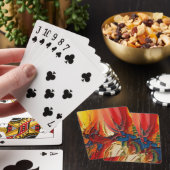 Abstracte kunst pokerkaarten (Insitu)
