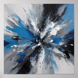 Abstracte kunst poster