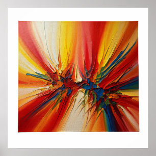 Abstracte kunst poster