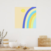 abstracte kunst poster (Keuken)