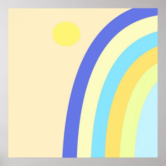 abstracte kunst poster (Voorkant)