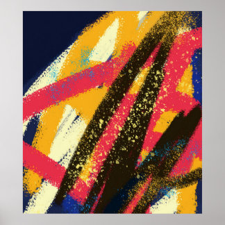 Abstracte kunst poster