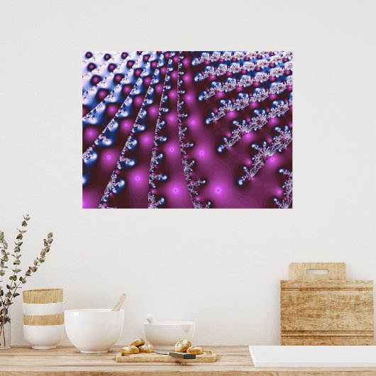 Abstracte kunst poster (Keuken)