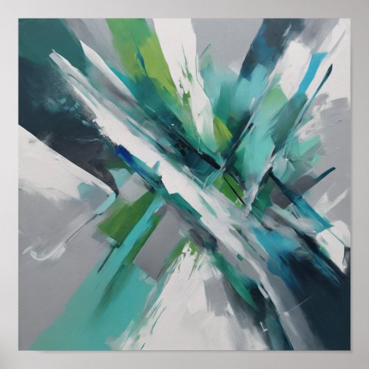 Abstracte kunst poster (Voorkant)