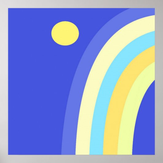 abstracte kunst poster (Voorkant)