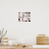Abstracte kunst poster (Keuken)