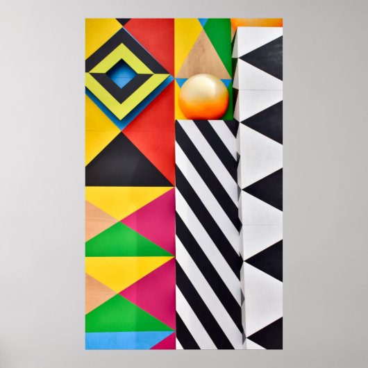 Abstracte kunst poster (Voorkant)