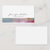 Abstracte kunst Professioneel Stijlvol Modern Arti Visitekaartje (Voorkant / Achterkant)