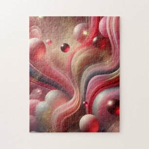 Abstracte kunst puzzel