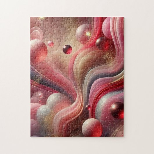 Abstracte kunst puzzel (Verticaal)