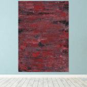 Abstracte Kunst: Restwarmte Canvas Afdruk (Insitu (Houten vloer))