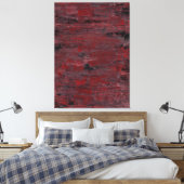 Abstracte Kunst: Restwarmte Canvas Afdruk (Insitu (Slaapkamer))