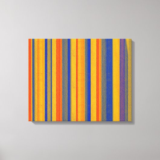 Abstracte kunst | Retrostrips 2 Canvas Afdruk (Voorkant)