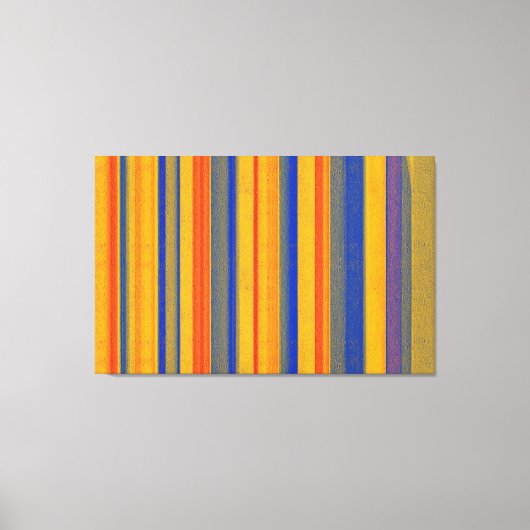 Abstracte kunst | Retrostrips 2 Canvas Afdruk (Voorkant)
