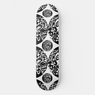 abstracte kunst: "Robot Dreams" Skateboard