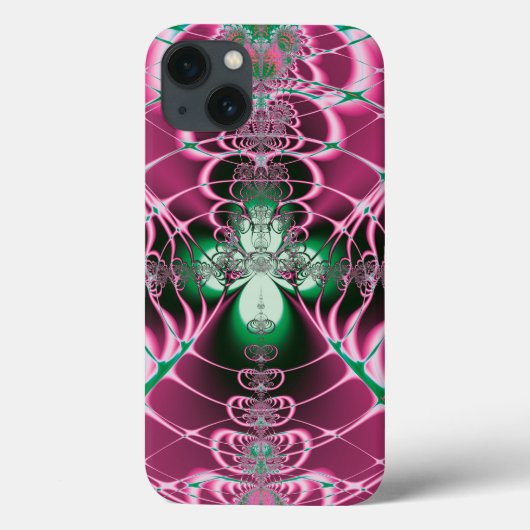 Abstracte Kunst Rode Bloem Case-Mate iPhone Case (Achterkant)