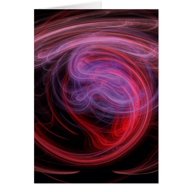 Abstracte Kunst Rode Golf (Voorkant)