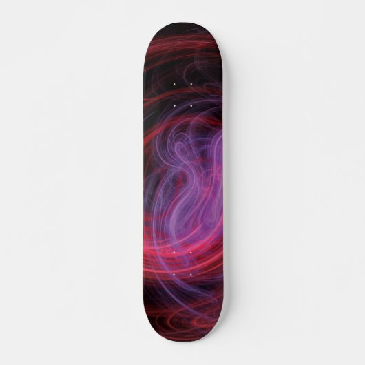 Abstracte Kunst Rode Golf Skateboard (Voorkant)